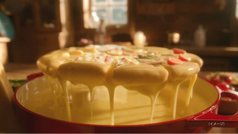 Domino’s Pizza cheese fondue quattro TVCM